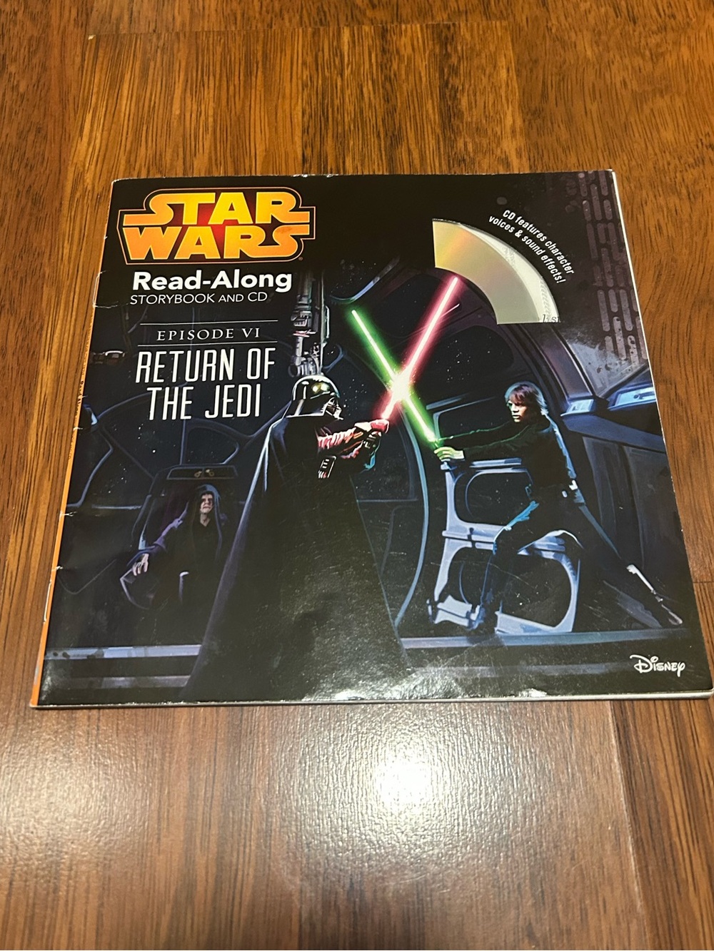 Star Wars Return of the Jedi book with read aloud CD